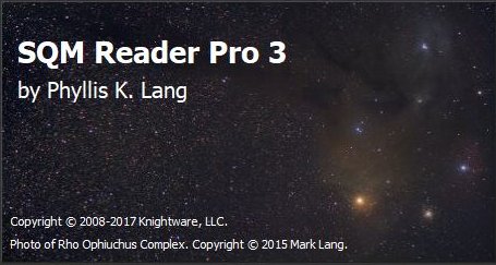 astronomy software SQM Reader Pro